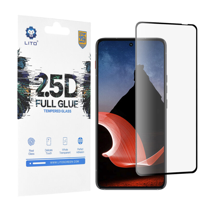 Folie sticla Motorola ThinkPhone Lito 2.5D Full Glue, negru
