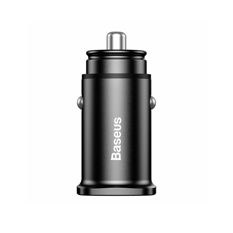 Incarcator auto Baseus Fast Charge 2x USB, negru, CCALL-DS01