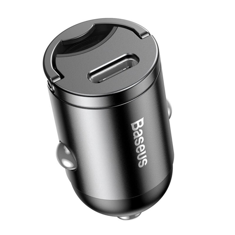 Incarcator auto bricheta Type-C Baseus Tiny Star Mini, 30W, gri