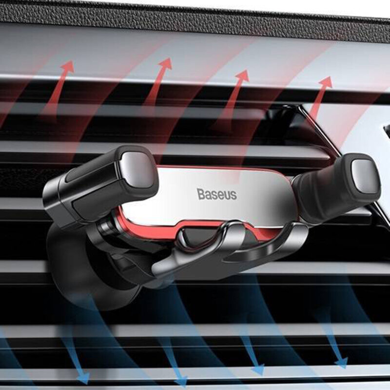 Suport telefon auto pentru grila ventilatie Baseus, SUYL-HU0S