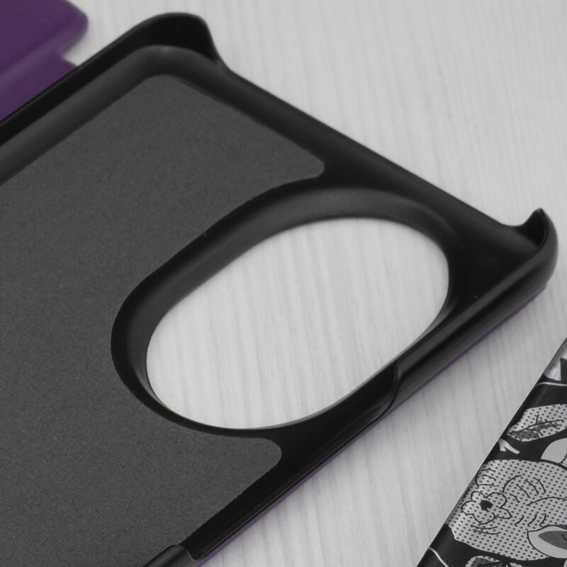 Husa Honor 200 Pro Eco Leather View flip tip carte, mov