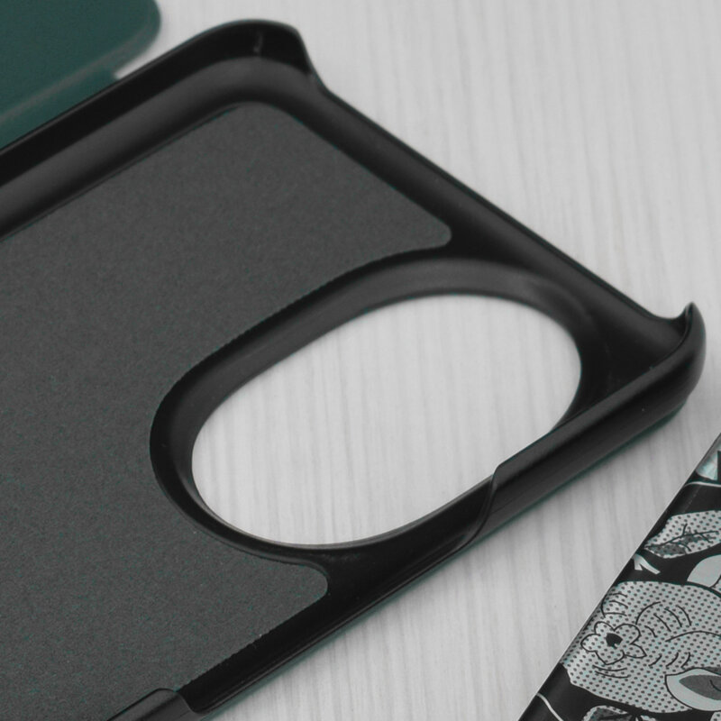 Husa Honor 200 Eco Leather View flip tip carte, verde