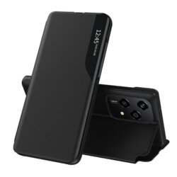 Husa Honor 200 Lite Eco Leather View flip tip carte, negru