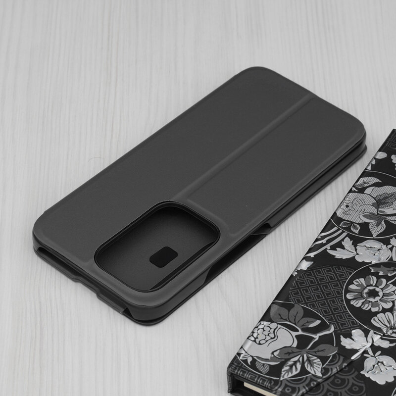 Husa Honor 200 Lite Eco Leather View flip tip carte, negru
