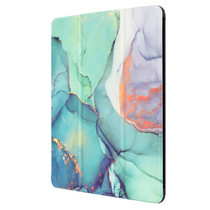 Husa iPad Pro 13 (2024) Techsuit FoldPro, Green Time