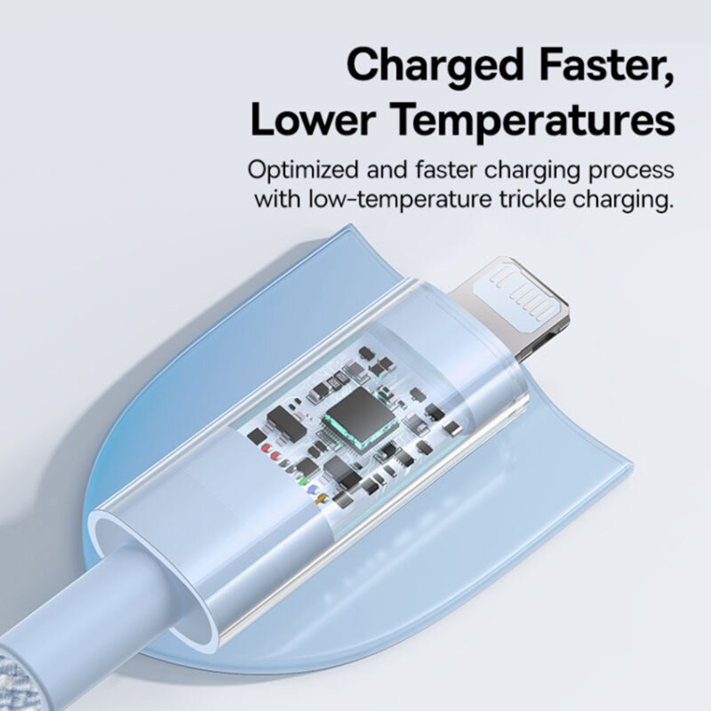 Cablu date Lightning Fast Charge Baseus, 20W, 2m, P10373001311-01