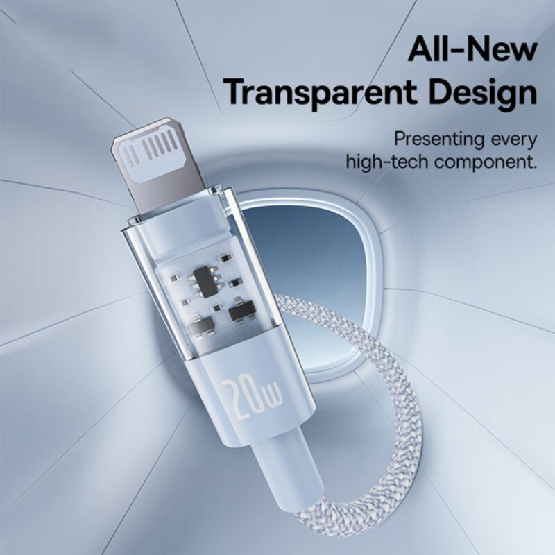 Cablu date Lightning Fast Charge Baseus, 20W, 2m, P10373001311-01