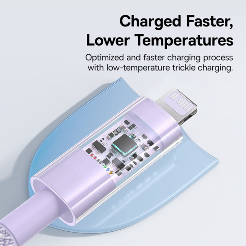 Cablu date Lightning Fast Charge Baseus, 20W, 2m, P10373001511-01