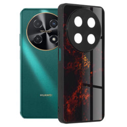 Husa Huawei nova 12i Techsuit Glaze, Red Nebula