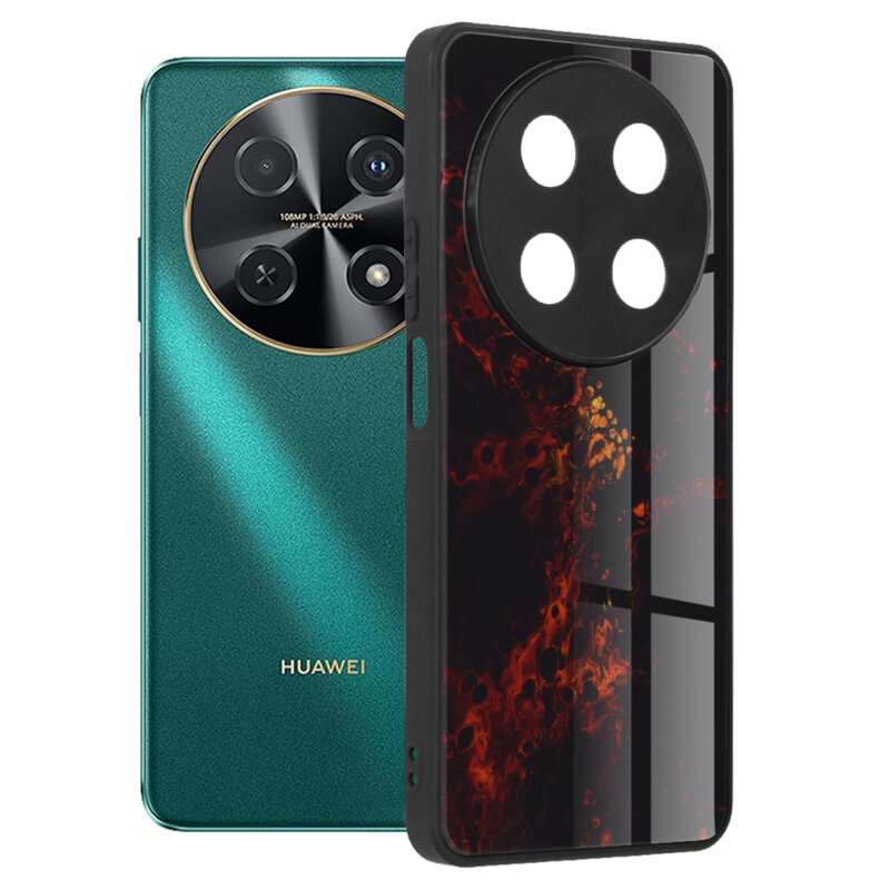 Husa Huawei nova 12i Techsuit Glaze, Red Nebula