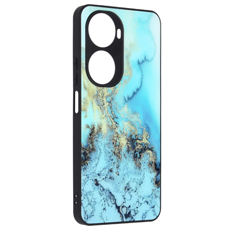 Husa Huawei nova 12 SE Techsuit Glaze, Blue Ocean
