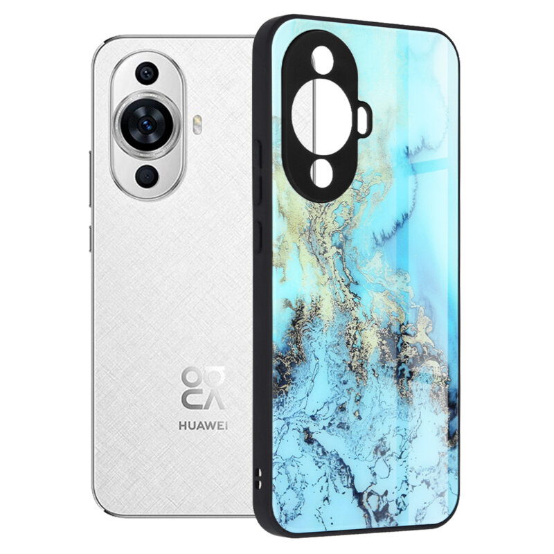 Husa Huawei nova 11 Techsuit Glaze, Blue Ocean