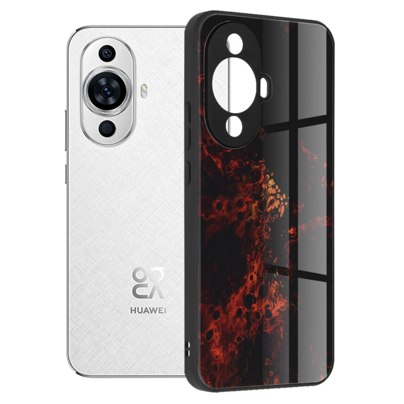 Husa Huawei nova 11 Techsuit Glaze, Red Nebula