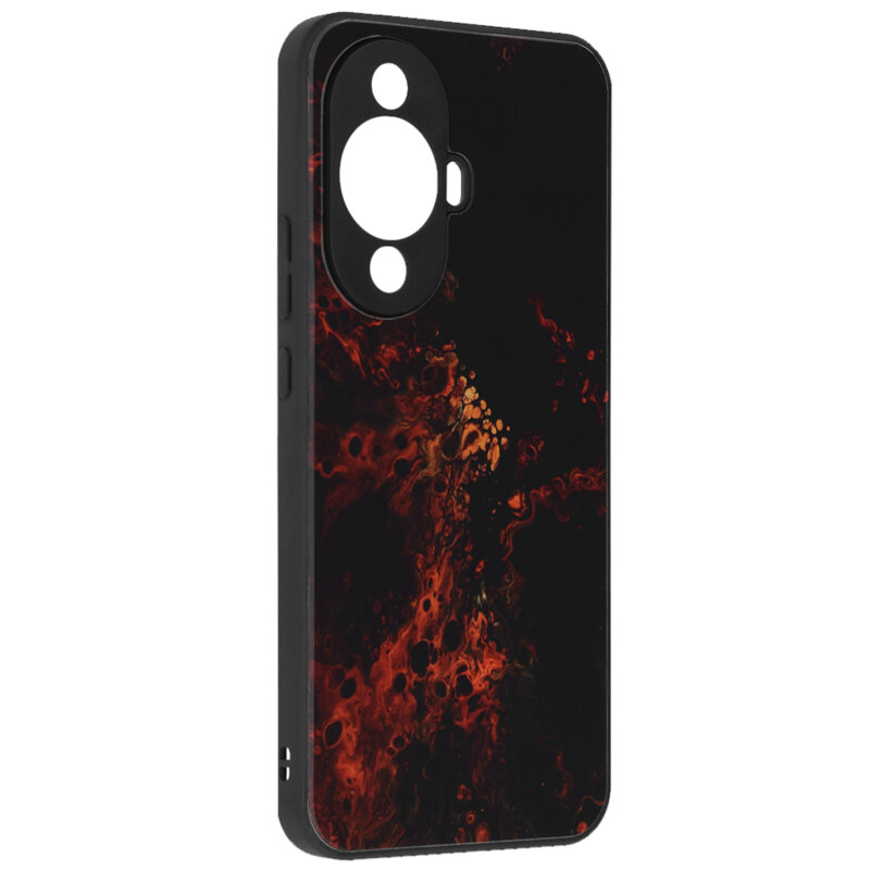Husa Huawei nova 12s Techsuit Glaze, Red Nebula