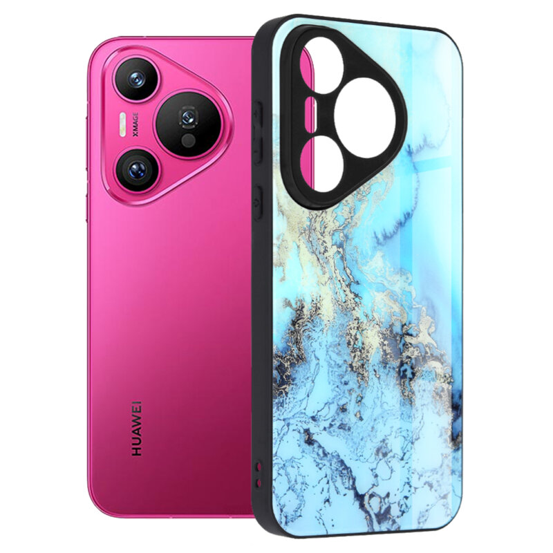 Husa Huawei Pura 70 Techsuit Glaze, Blue Ocean