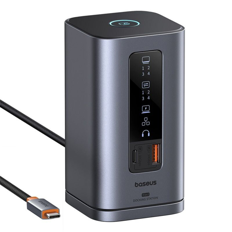 Docking Station USB-C la HDMI, USB, RJ45 Baseus Spacemate Series