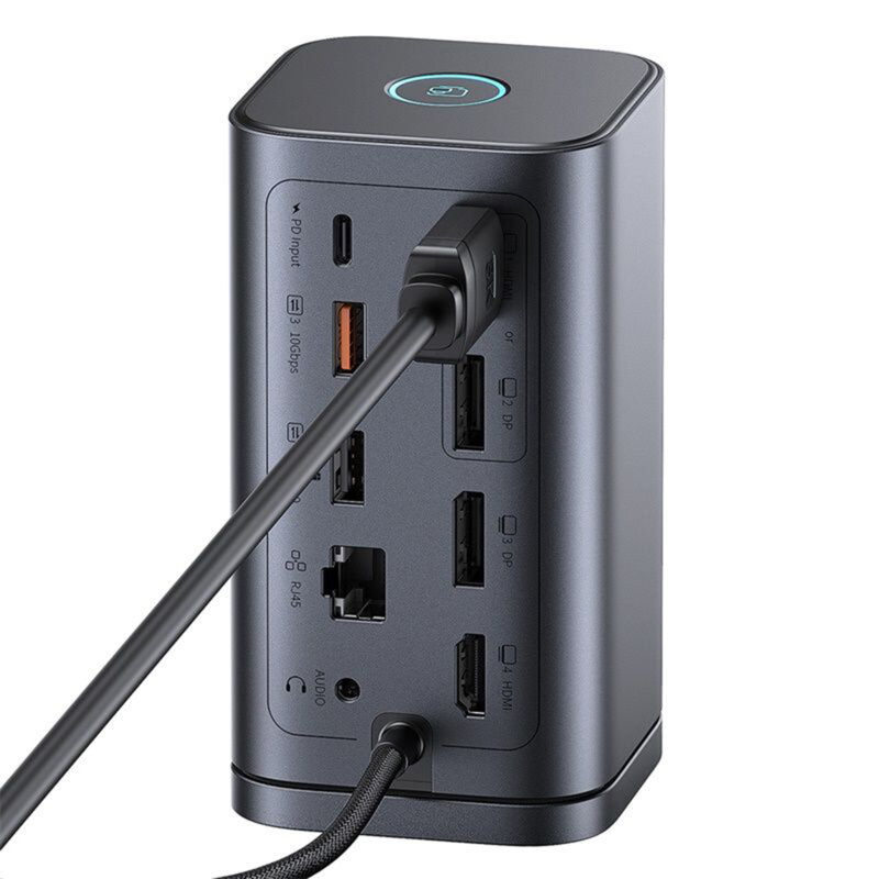 Docking Station USB-C la HDMI, USB, RJ45 Baseus Spacemate Series
