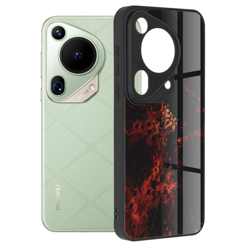 Husa Huawei Pura 70 Ultra Techsuit Glaze, Red Nebula