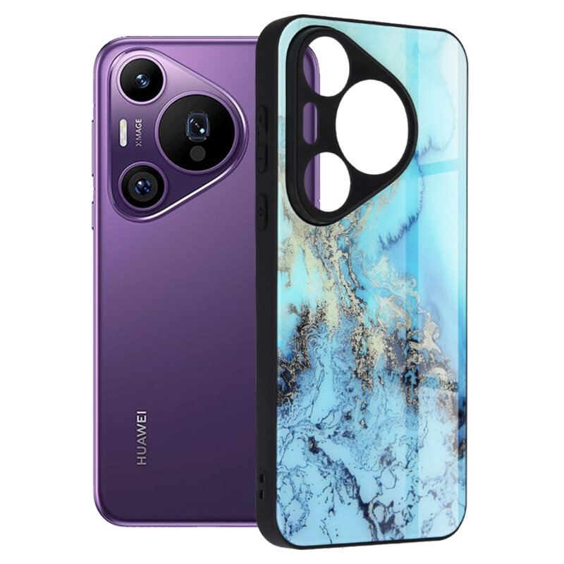 Husa Huawei Pura 70 Pro Techsuit Glaze, Blue Ocean