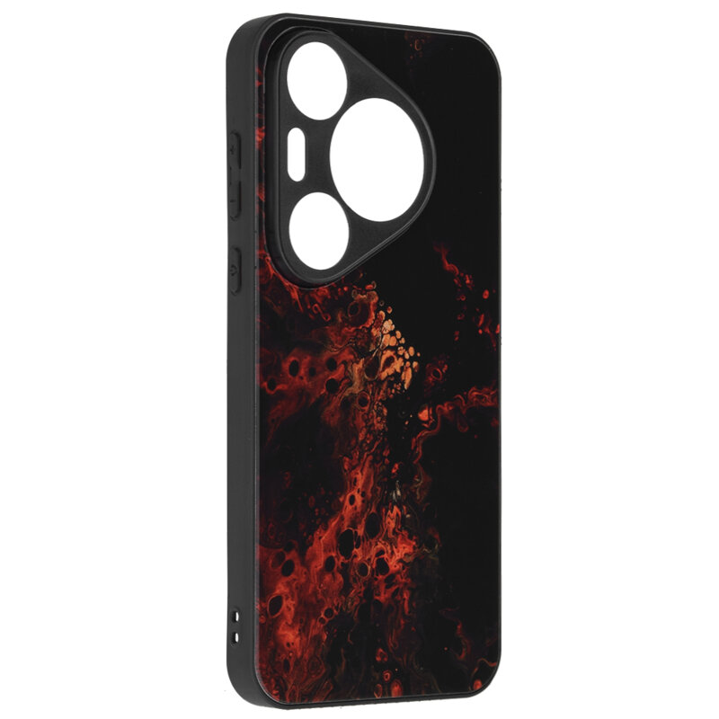 Husa Huawei Pura 70 Pro Techsuit Glaze, Red Nebula