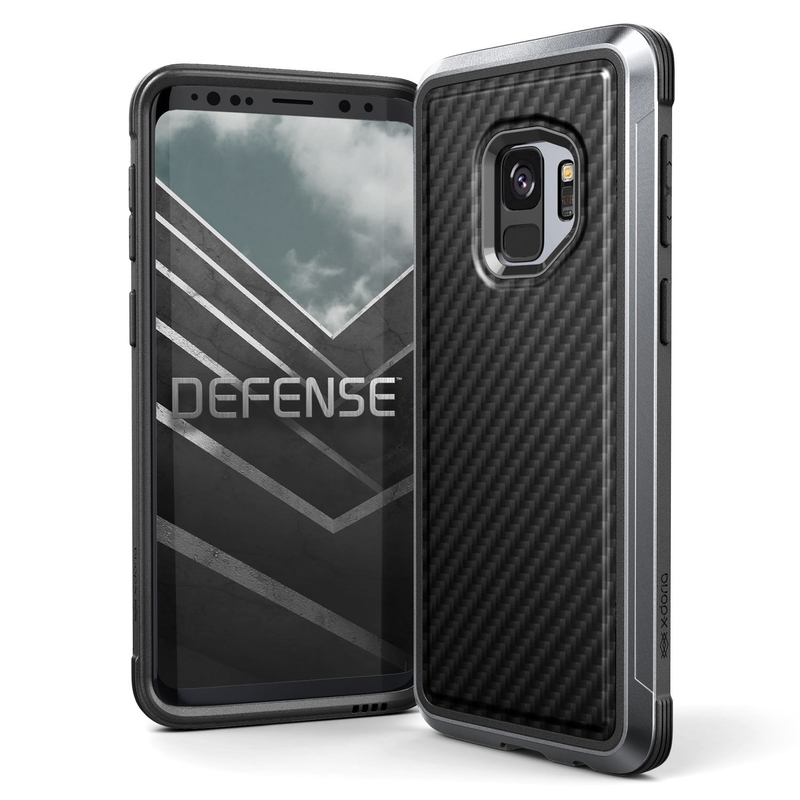 Husa Samsung Galaxy S9 X-Doria Defense Lux - Black Carbon