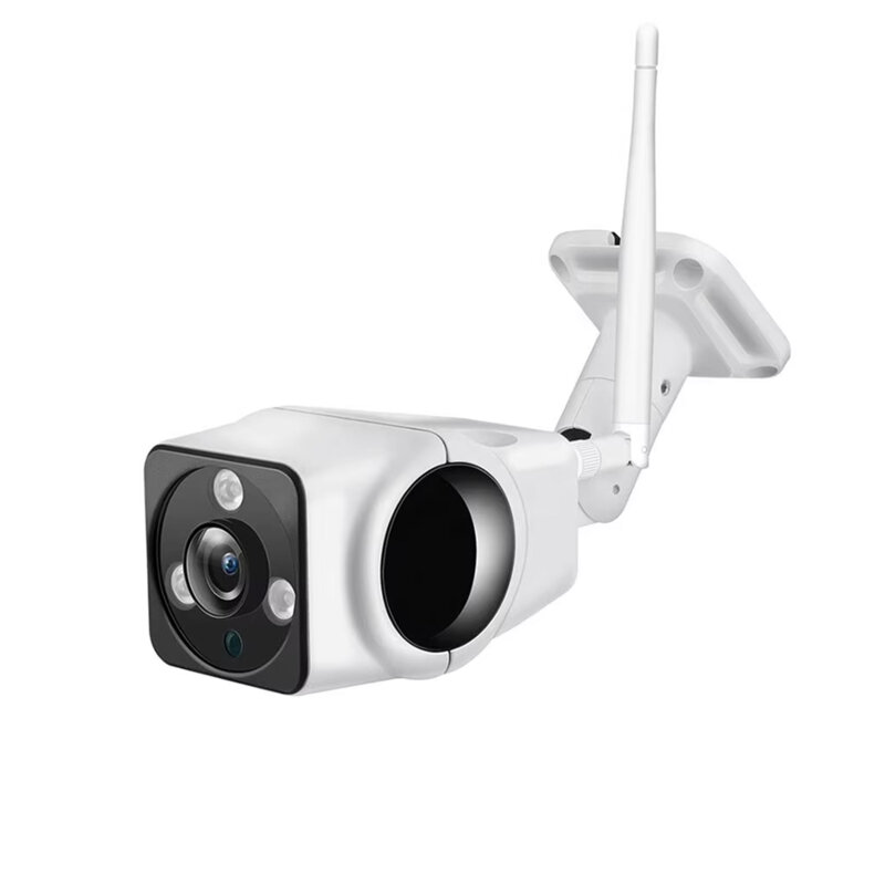 Fisheye camera de supraveghere WiFi Techsuit, V380 PRO, alb, K5