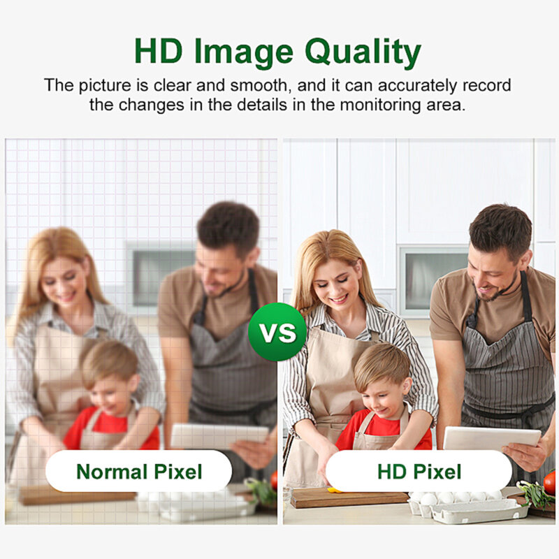 Camera de supraveghere 360 Techsuit, Auto-Tracking, alb, Q9