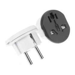 Adaptor priza universal pentru calatorie Techsuit, gri, C529