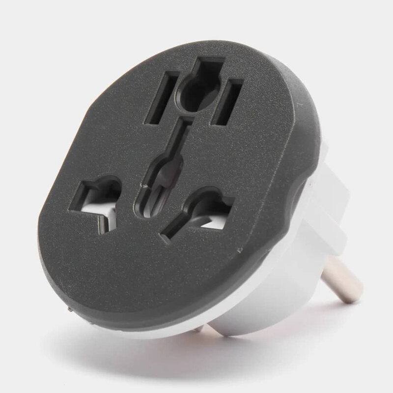 Adaptor priza universal pentru calatorie Techsuit, gri, C529