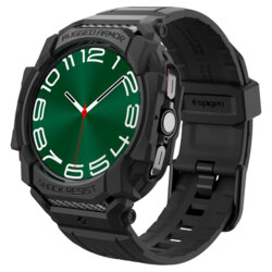 [Pachet husa + curea] Husa Samsung Galaxy Watch Ultra 47mm Spigen Rugged Armor Pro, negru