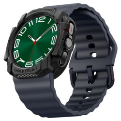 Husa Samsung Galaxy Watch Ultra 47mm Spigen Rugged Armor, negru