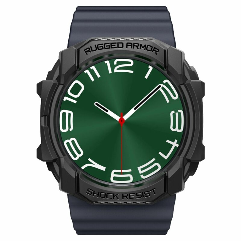 Husa Samsung Galaxy Watch Ultra 47mm Spigen Rugged Armor, negru