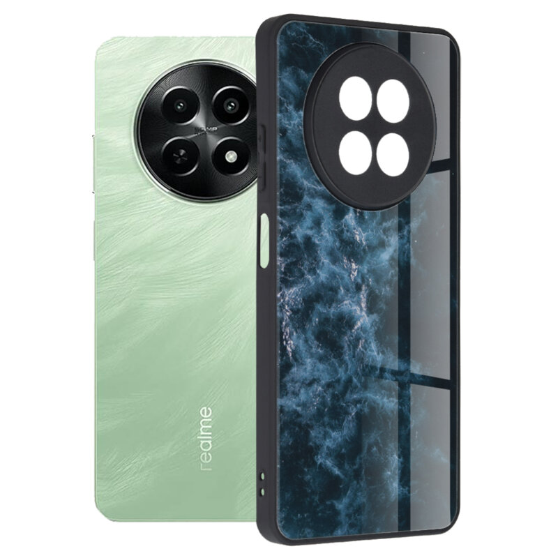 Husa Realme 12x Techsuit Glaze, Blue Nebula