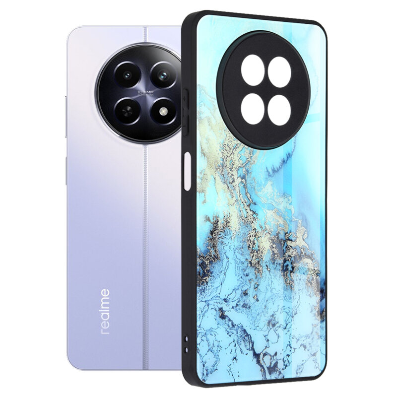 Husa Realme 12 Techsuit Glaze, Blue Ocean