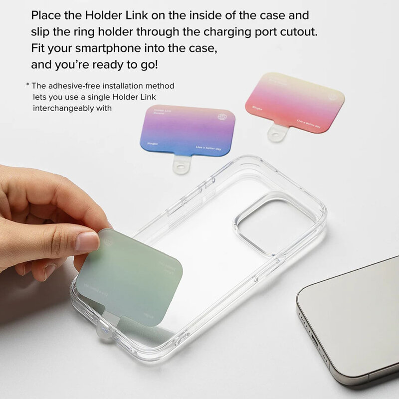 Suport snur telefon Ringke Holder Link, Aloha Sunset