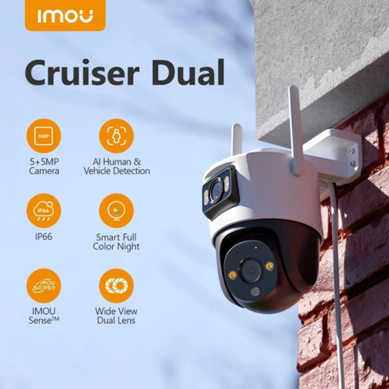 Camera supraveghere exterior WiFi smart Imou, IPC-S7XP-6M0WED