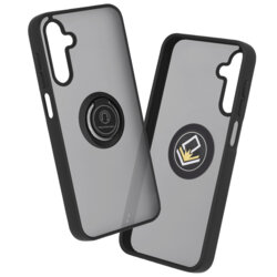 Husa Samsung Galaxy M15 Techsuit Glinth cu inel suport stand magnetic, negru