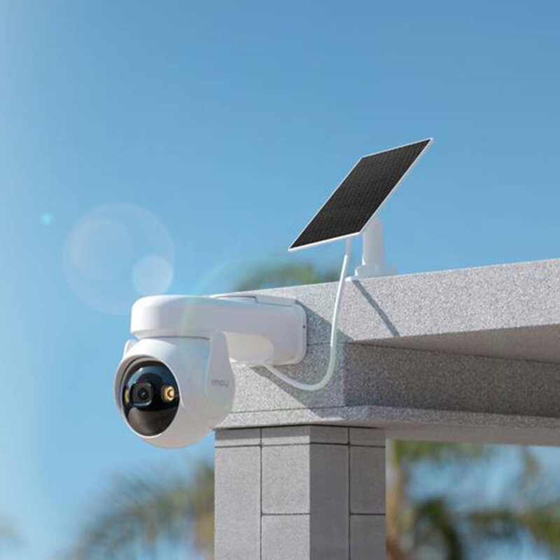 [KIT] Camera supraveghere Wi-Fi cu panou solar Imou, 3MP, alb
