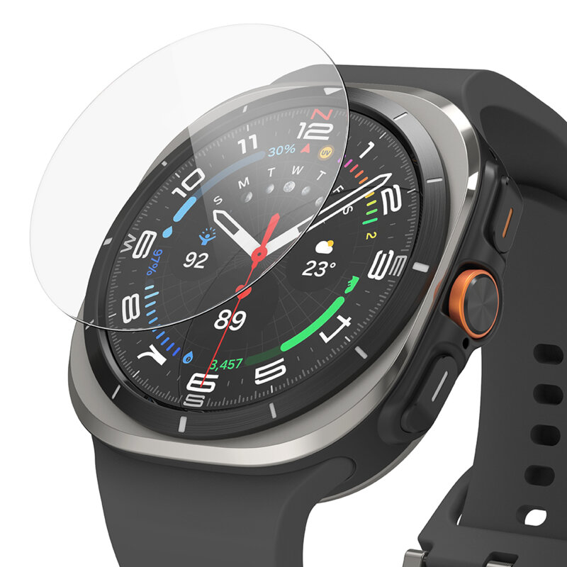 [Pachet 4x] Folie Samsung Galaxy Watch Ultra 47mm Ringke Tempered Glass R10, transparenta