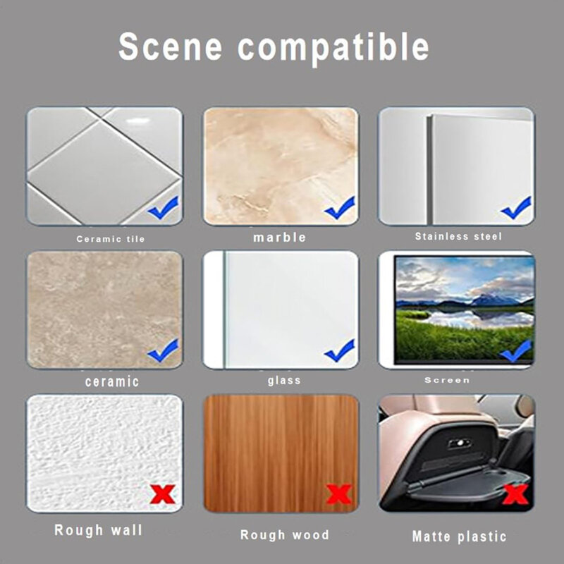 Suport adeziv cu ventuze pentru telefon Techsuit SG-PAD, verde