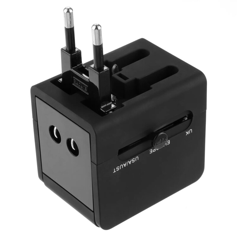Adaptor priza EU la US, UK, AUS, USB, Type-C Techsuit, HHT148
