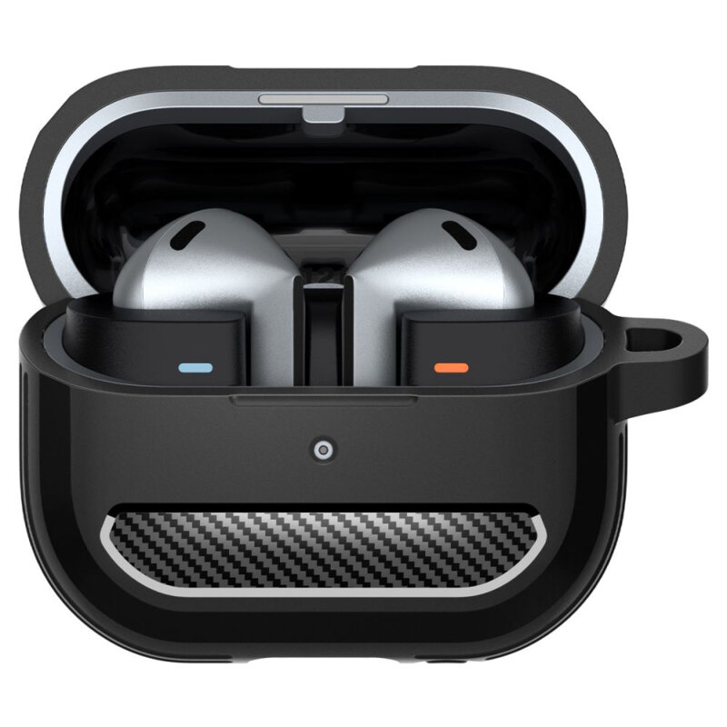 Husa Samsung Galaxy Buds 3 Pro Spigen Rugged Armor, negru