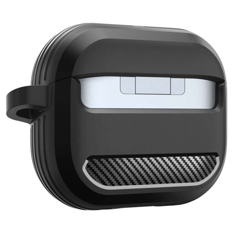 Husa Samsung Galaxy Buds 3 Pro Spigen Rugged Armor, negru