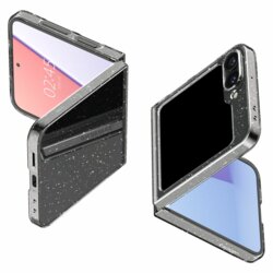 Husa Samsung Galaxy Z Flip6 Spigen Air Skin, transparenta cu sclipici