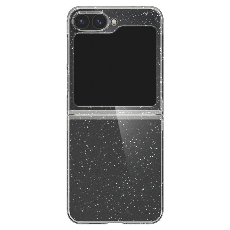 Husa Samsung Galaxy Z Flip6 Spigen Air Skin, transparenta cu sclipici