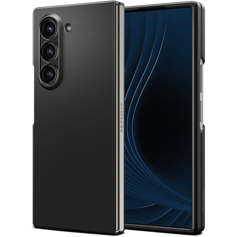 Husa Samsung Galaxy Z Fold6 Spigen Air Skin, negru