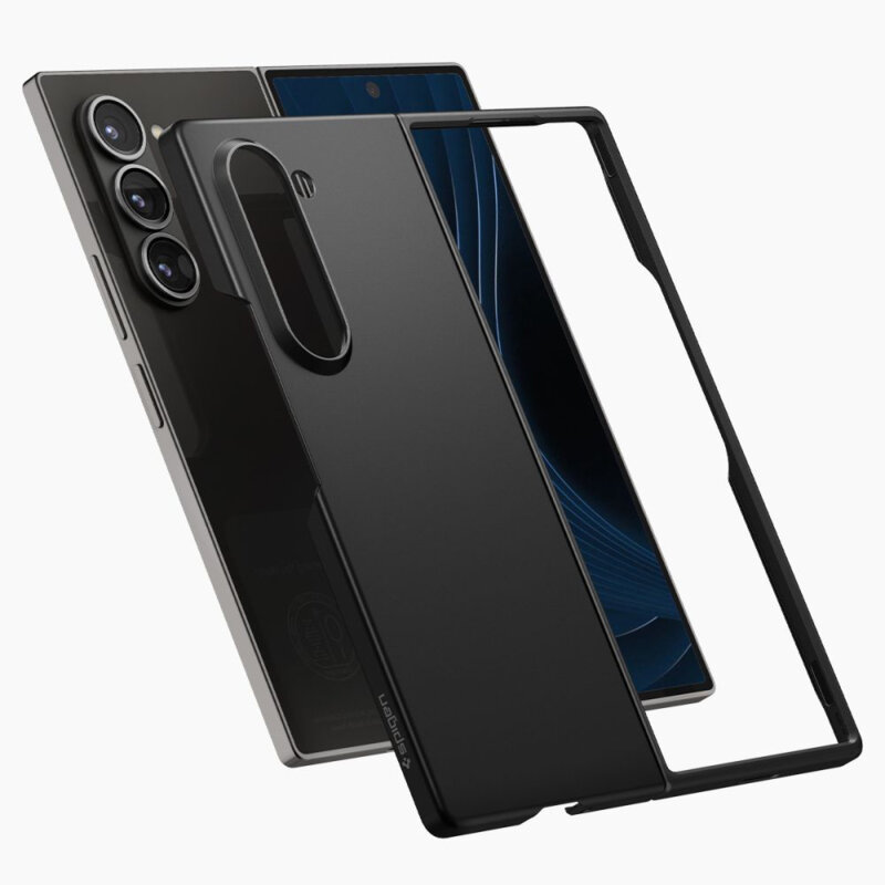 Husa Samsung Galaxy Z Fold6 Spigen Air Skin, negru