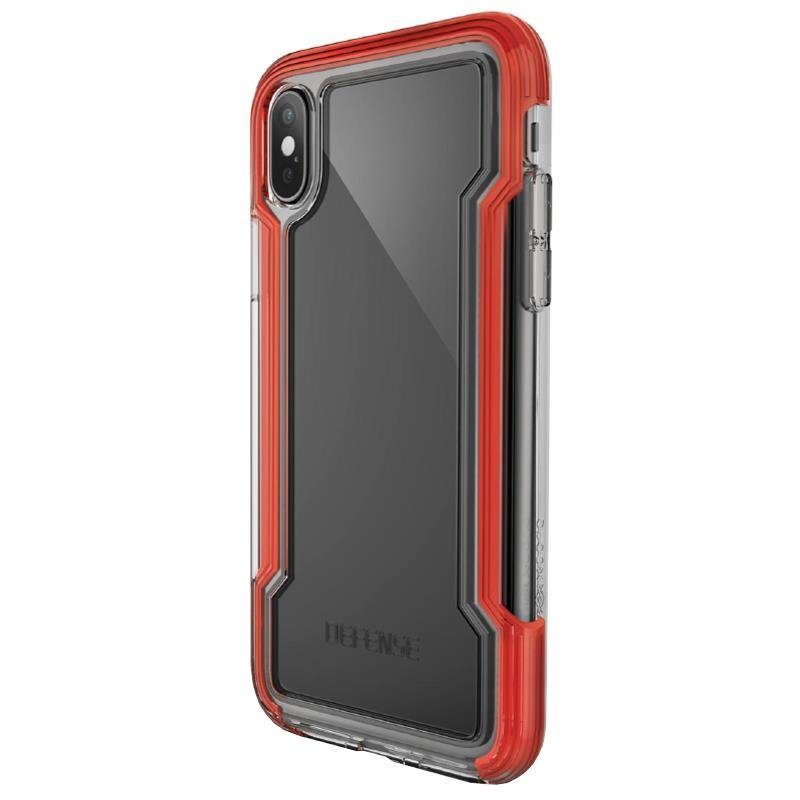 Husa Apple iPhone X, iPhone 10 X-Doria Defense Clear - Red