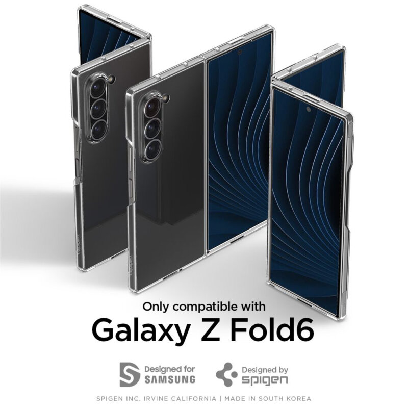 Husa Samsung Galaxy Z Fold6 Spigen Air Skin, transparenta