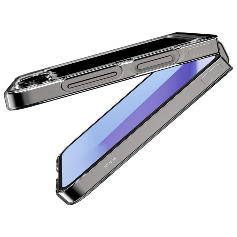 Husa Samsung Galaxy Z Flip6 Spigen Air Skin, negru/transparenta
